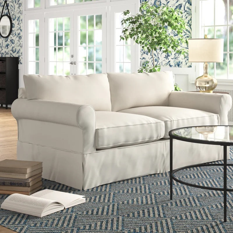 84” Rolled Arm Sofa