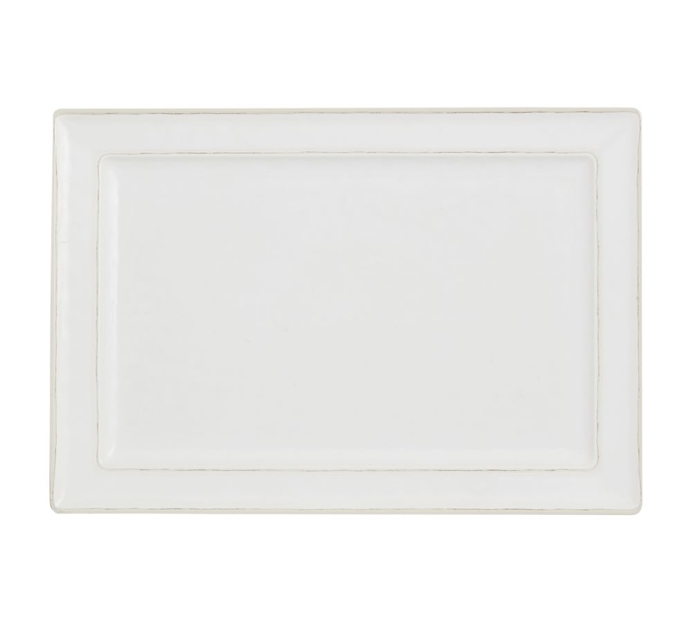 Cabana Melamine Rectangular Serving Platter - Stone
