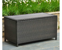 Load image into Gallery viewer, Barcelona Resin Wicker/ Aluminum Storage Trunk #9929
