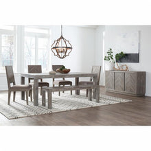 Load image into Gallery viewer, Modus Herringbone Solid Wood Dining Bench 6582RR
