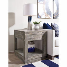 Load image into Gallery viewer, Modus Herringbone Solid Wood 1 Drawer End Table 7360RR
