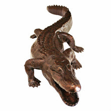 Load image into Gallery viewer, Prowling Alligator Garden Statue
