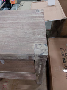 18.9'' Tall 1 - Drawer Solid Wood Nightstand in Brown