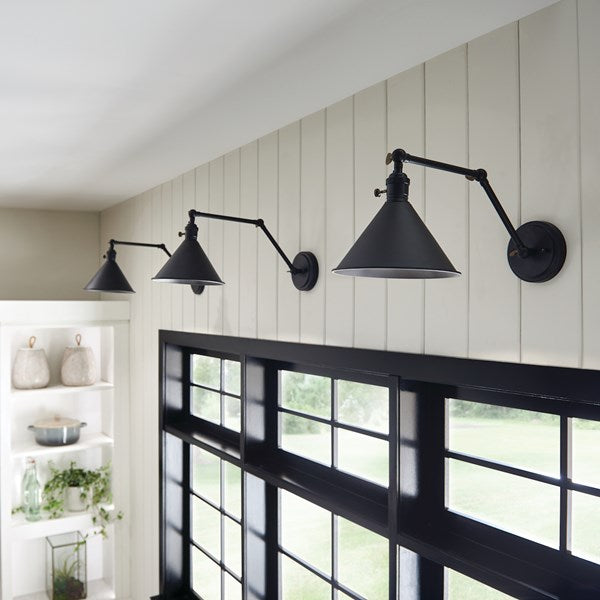 Ellerbeck™ 1 Light Wall Sconce Black MRM683