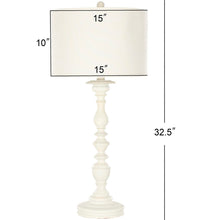 Load image into Gallery viewer, Mamie 32.5 in. Cream Candlestick Table Lamp with Off-White Shade - Set of 2 (SB1048)
