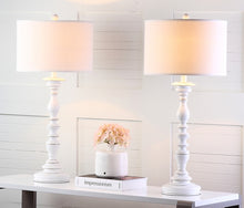 Load image into Gallery viewer, Mamie 32.5 in. Cream Candlestick Table Lamp with Off-White Shade - Set of 2 (SB1048)
