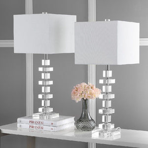 Deco 28.5-Inch H Crystal Table Lamp (Set of 2)#935HW