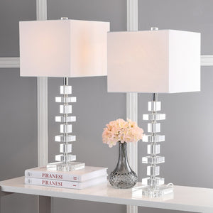Deco 28.5-Inch H Crystal Table Lamp (Set of 2)#935HW