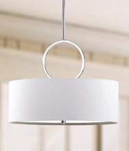 Load image into Gallery viewer, DEBONAIR CHROME RING 18 INCH DIA DRUM ADJUSTABLE PENDANT Design: LIT4212A 49CDR
