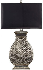 MALAGA 29-INCH H SILVER TABLE LAMP 98CDR