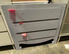 Load image into Gallery viewer, Dion 3 Drawer Chest in Grey/Gold
