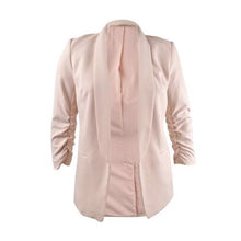 Load image into Gallery viewer, Women&#39;s Ruched Sleeve Open Front Blazer by DKNY
