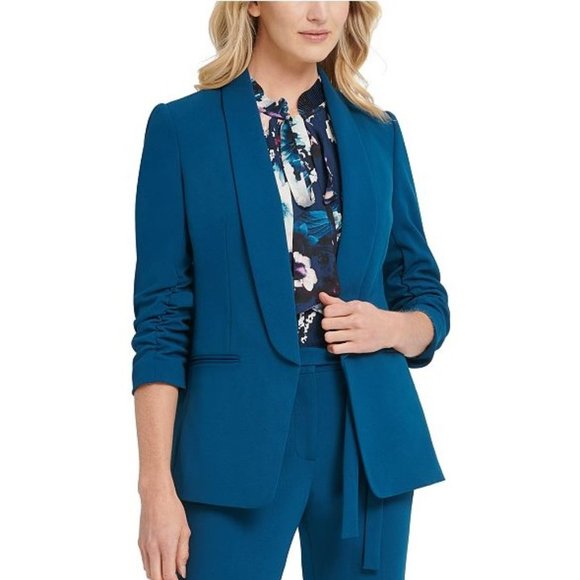 Women's Ruched-Sleeve Blazer by DKNY