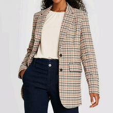 Load image into Gallery viewer, Women&#39;s Plaid Blazer
