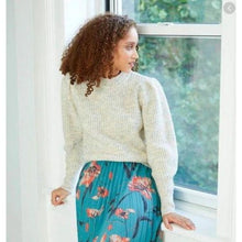 Load image into Gallery viewer, Women&#39;s Puff Sleeve Crewneck Pullover Sweater
