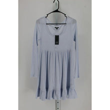 Load image into Gallery viewer, Women&#39;s Long Sleeve Waffle Knit Babydoll Dress
