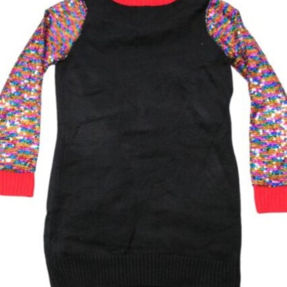 Women's Llama Sequin Graphic Sweater