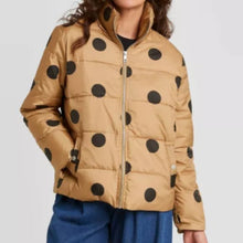 Load image into Gallery viewer, Women&#39;s Polka Dot Puffer Jacket
