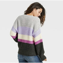 Load image into Gallery viewer, Women&#39;s Striped Knit Sweater
