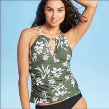 Load image into Gallery viewer, Women&#39;s Floral Swim Tank
