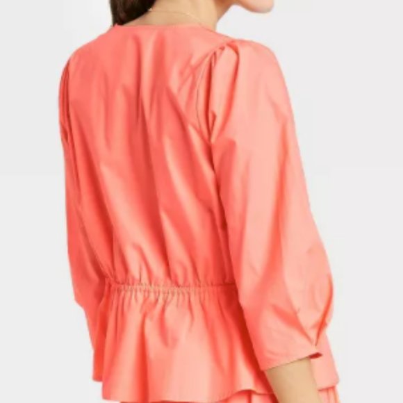 Women's Long Sleeve Wrap Top