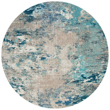 Load image into Gallery viewer, Safavieh Clearance Madison Blue/Grey Rug 5&#39; round
