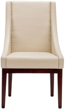Load image into Gallery viewer, Crème Leather Sloping Armchair 676CDR
