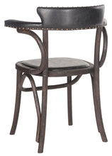 Load image into Gallery viewer, Single Kenny Antique Black/Dark Umber Bicast Leather Arm Chair *AS IS #1325HW
