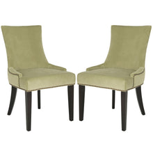 Load image into Gallery viewer, Lester 19 H Dining Chair Set Of 2 Brass Nail Heads - #193CE

