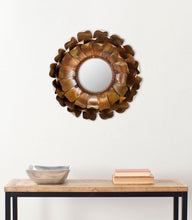 Load image into Gallery viewer, Lotus Copper Round Wall Mirror (495MM)
