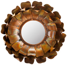 Load image into Gallery viewer, Lotus Copper Round Wall Mirror (495MM)

