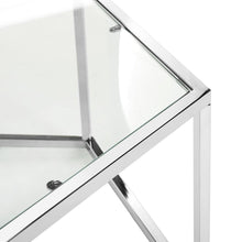 Load image into Gallery viewer, Eliana Glass/Chrome Coffee Table #946HW
