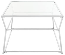 Load image into Gallery viewer, Ellie Glass/Chrome Coffee Table (SB377)
