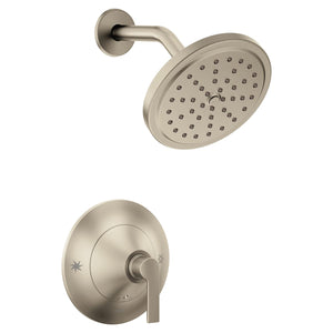 Moen Doux Shower Only Trim Package with 2.5 GPM Single Function Shower Head - Less Valve 1310AH