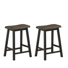 Load image into Gallery viewer, 24&quot; Height Set of 2 Home Kitchen Dining Room Bar Stools #9170
