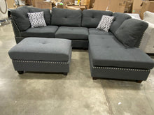 Load image into Gallery viewer, Sunnydale 105&quot; Wide Reversible Sofa &amp; Chaise with Ottoman
