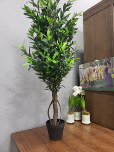 5' H Artificial Olive Tree in Pot
