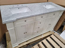Load image into Gallery viewer, Merrimack 60&quot; Double Bathroom Vanity Set
