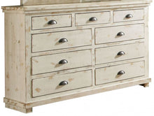 Load image into Gallery viewer, Willow Distressed White Drawer Dresser 7352RR
