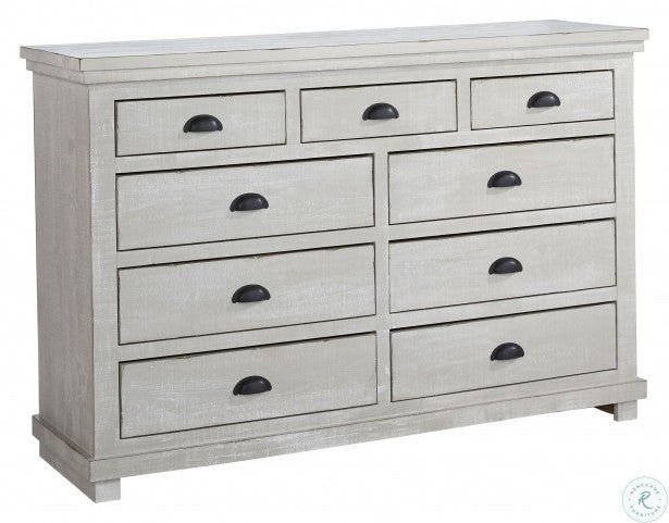 Willow Gray Chalk  Drawer Dresser