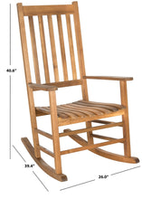 Load image into Gallery viewer, Shasta Teak Brown Acacia Wood Outdoor Rocking Chair (SB79)
