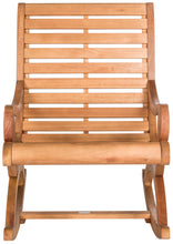 Load image into Gallery viewer, Sonora Teak Brown Eucalyptus Wood Outdoor Rocking Chair #1000HW
