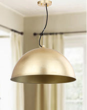 Load image into Gallery viewer, Archer Dome 1-Light Gold Leaf Globe Pendant (SB331)
