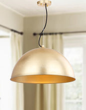 Load image into Gallery viewer, Archer Dome 1-Light Gold Leaf Globe Pendant (SB331)
