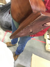 Load image into Gallery viewer, Waverly Place Cherry Round Drop Leaf Pedestal Dining Table
