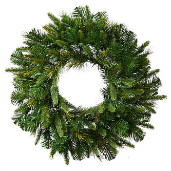 Vickerman 36-in Green Pine Artificial Christmas Wreath 3218RR