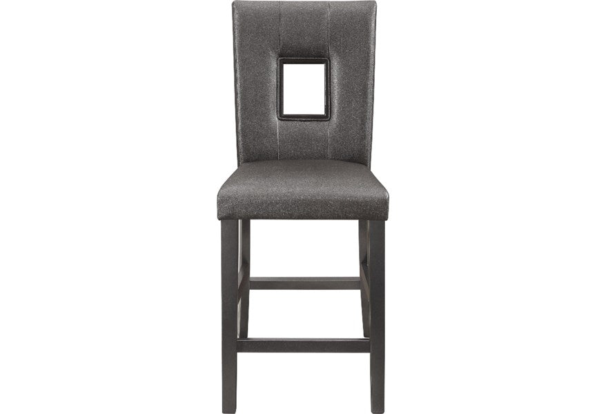 METALLIC GRAY BARSTOOL D705BS Collection by Global Furniture Set of 2 903AH