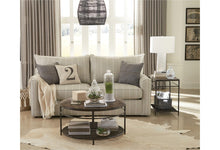 Load image into Gallery viewer, RUSTIC ROUND COCKTAIL TABLE WITH RECLAIMED TOP Hillcrest Collection by Riverside Furniture 5928RR
