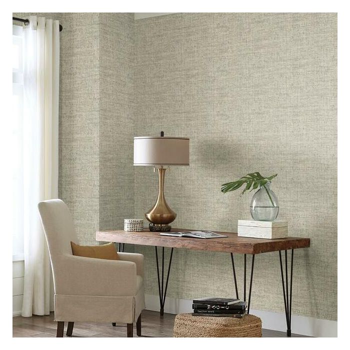 Papyrus Weave Premium Peel and Stick Wallpaper in Neutral (1 Roll - 27 in. x 20 ft. ) #9735