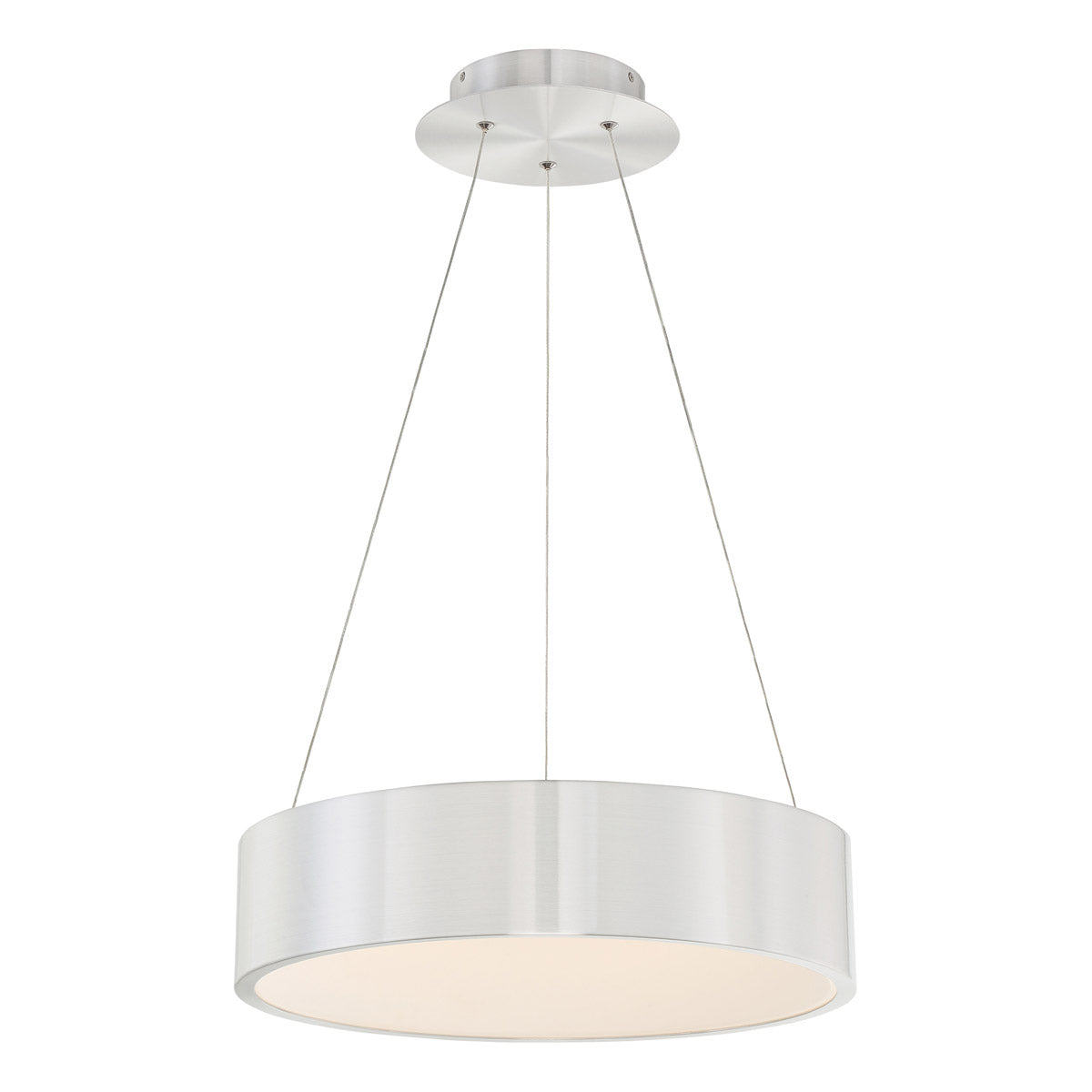 Corso LED 18 inch Brushed Aluminum Pendant Ceiling Light 7269RR